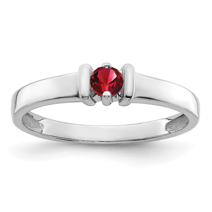 Sterling Silver Rhodium-plated Family Jewelry Mounting