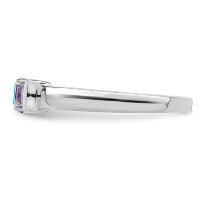 Sterling Silver Rhodium-plated Family Jewelry Mounting