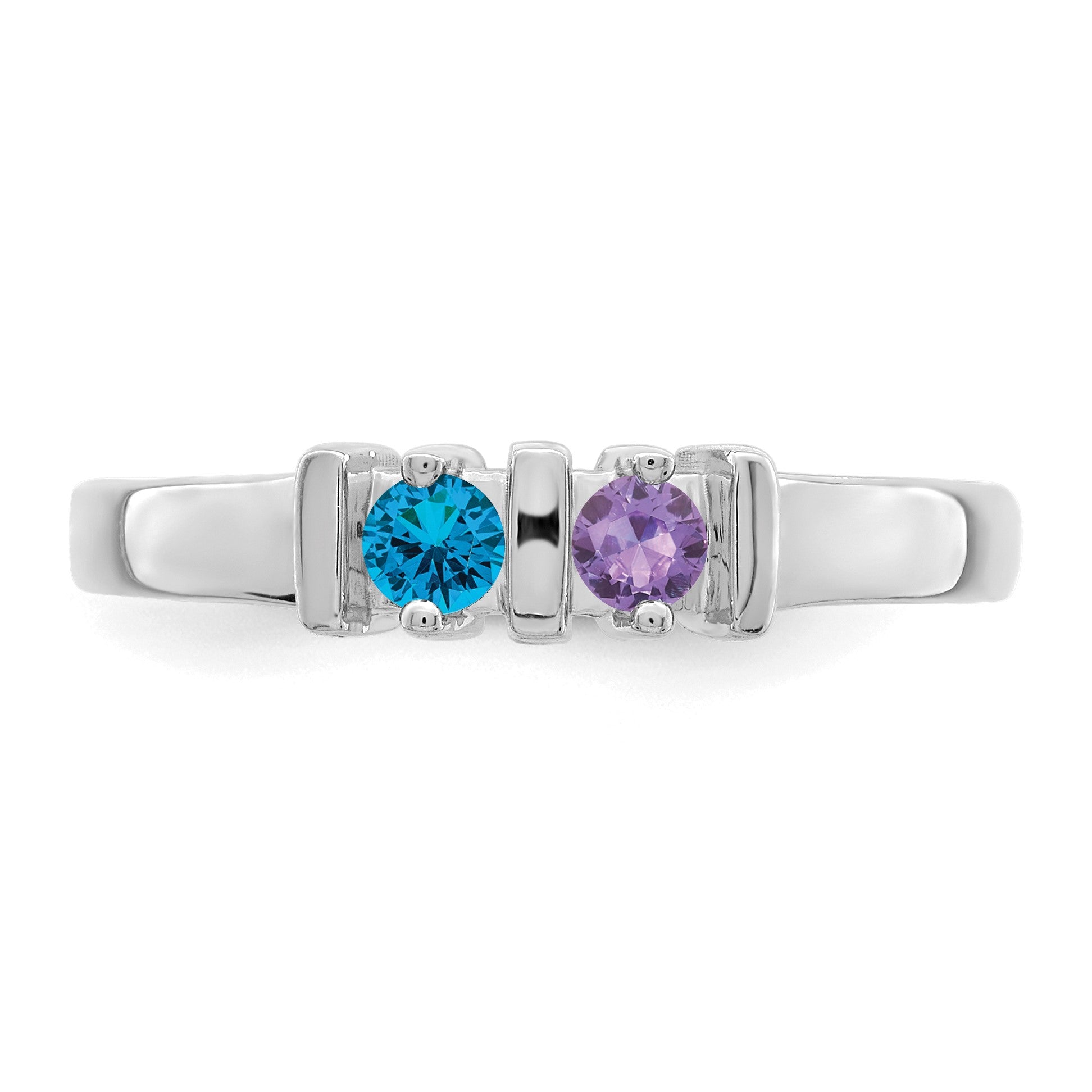 Sterling Silver Rhodium-plated Family Jewelry Mounting