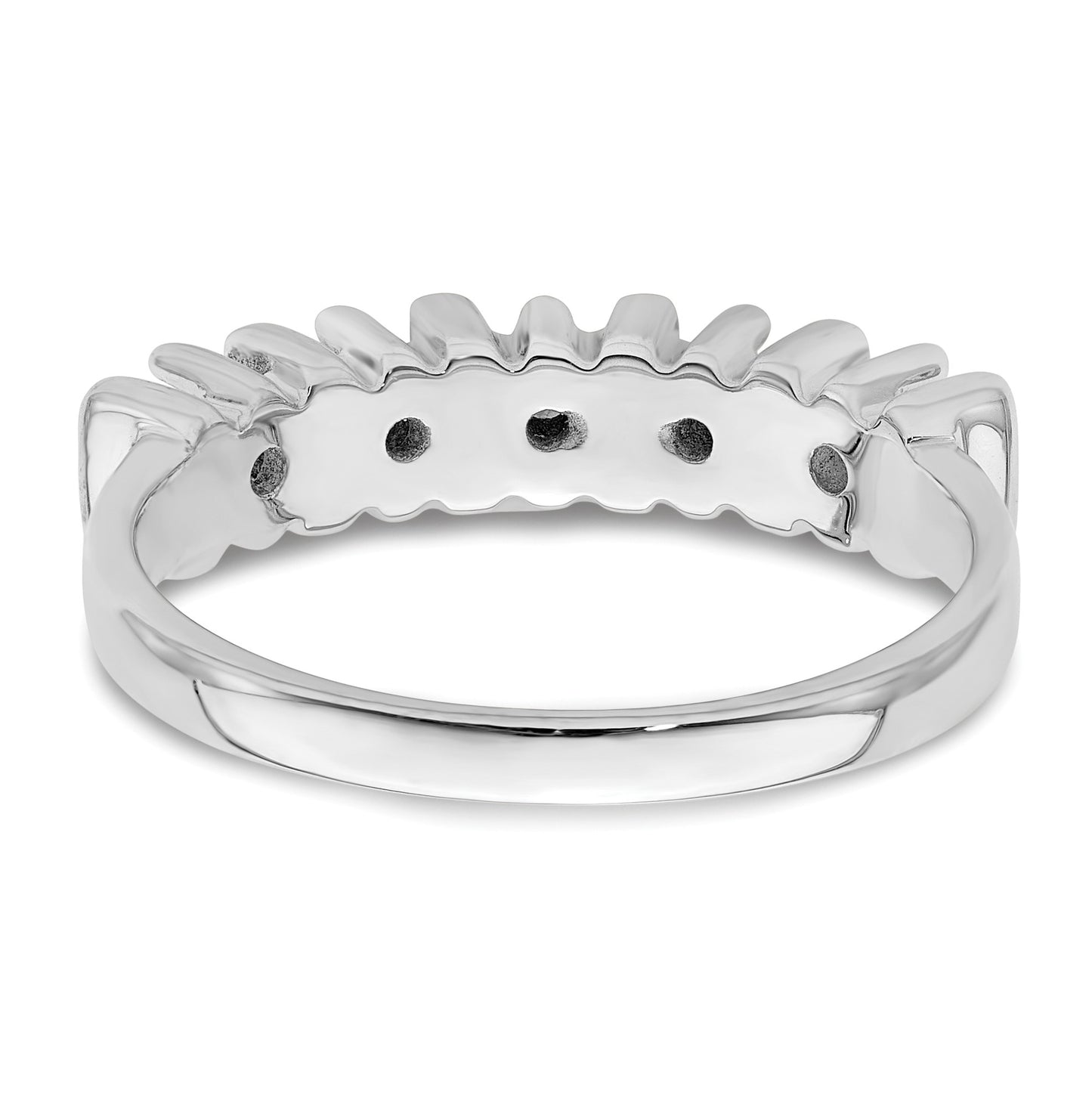 Sterling Silver Rhodium-plated Family Jewelry Mounting