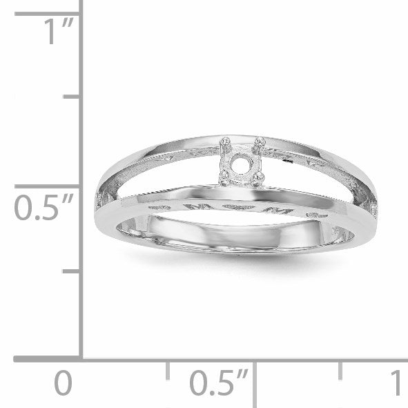 14k White Gold Family Jewelry Ring Mounting