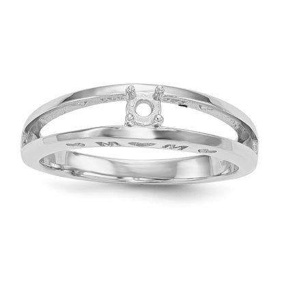 14k White Gold Family Jewelry Ring Mounting