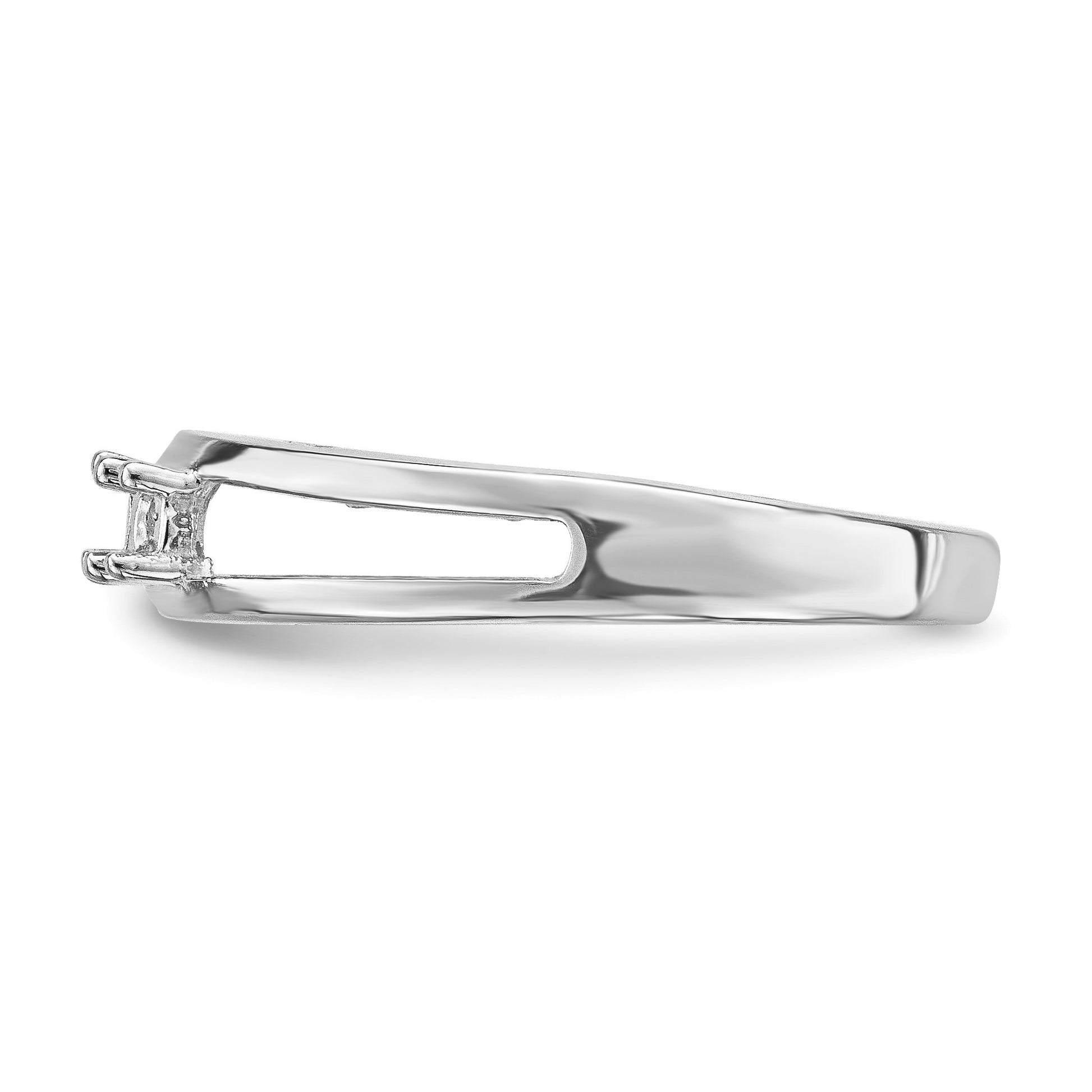 14k White Gold Family Jewelry Ring Mounting