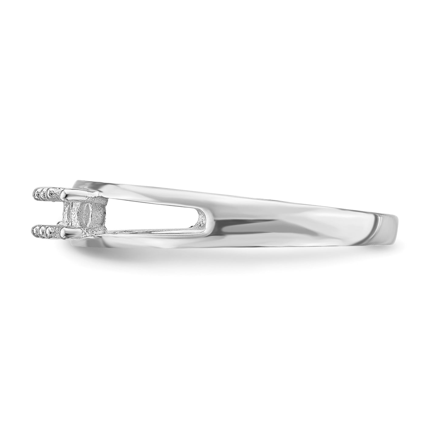 14k White Gold Family Jewelry Ring Mounting