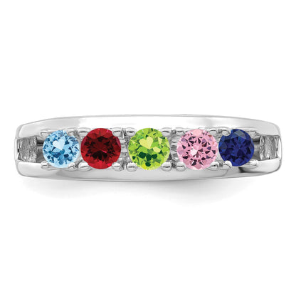 14k White Gold Family Jewelry Ring Mounting