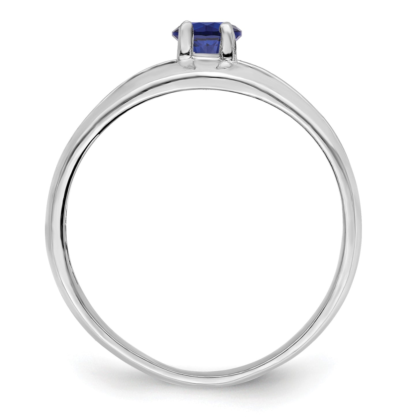 Sterling Silver Rhodium-plated Family Jewelry Mounting