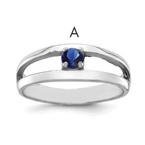 Sterling Silver Rhodium-plated Family Jewelry Mounting