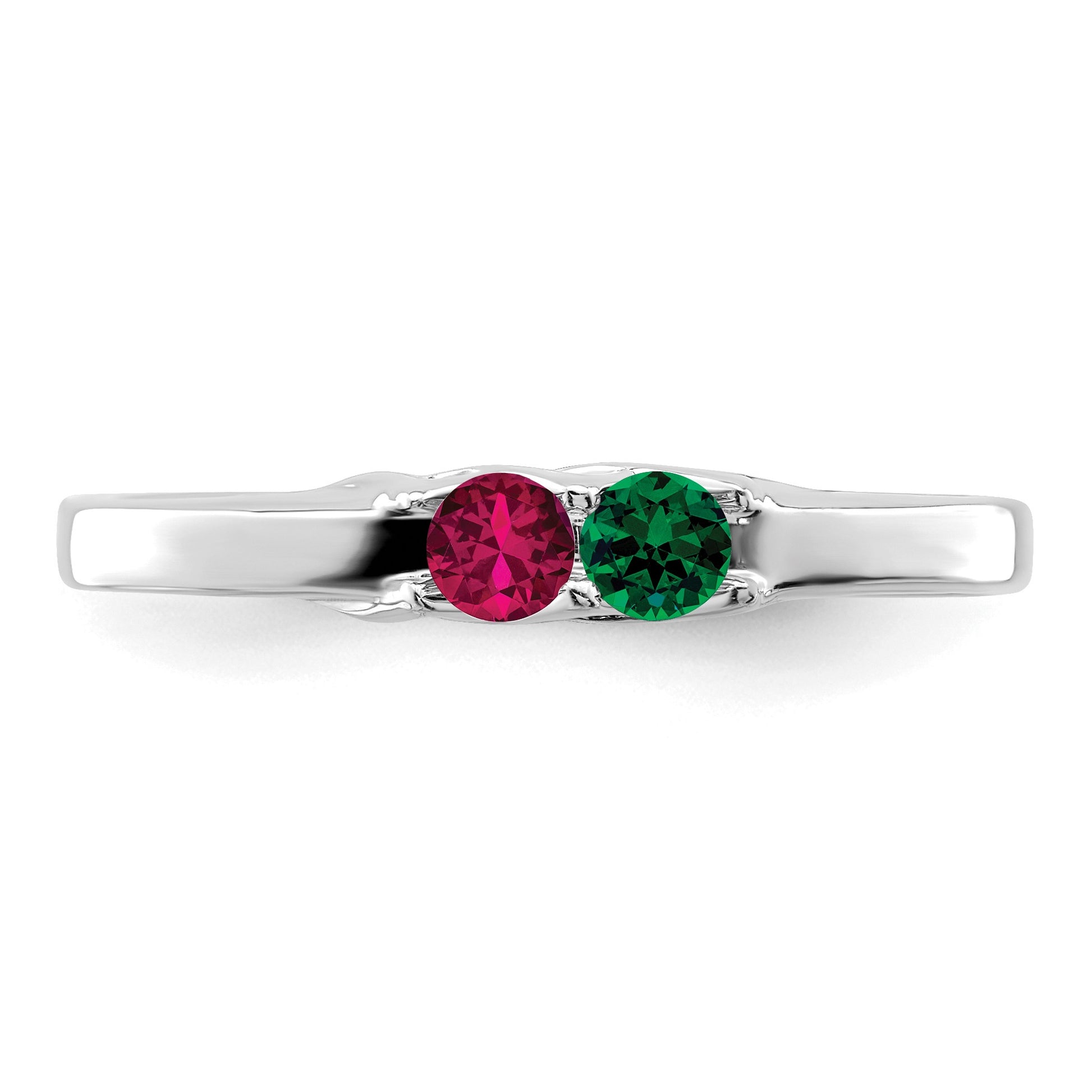 Sterling Silver Rhodium-plated Family Jewelry Mounting