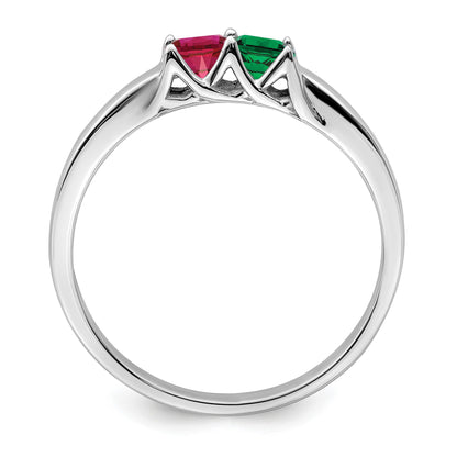 Sterling Silver Rhodium-plated Family Jewelry Mounting