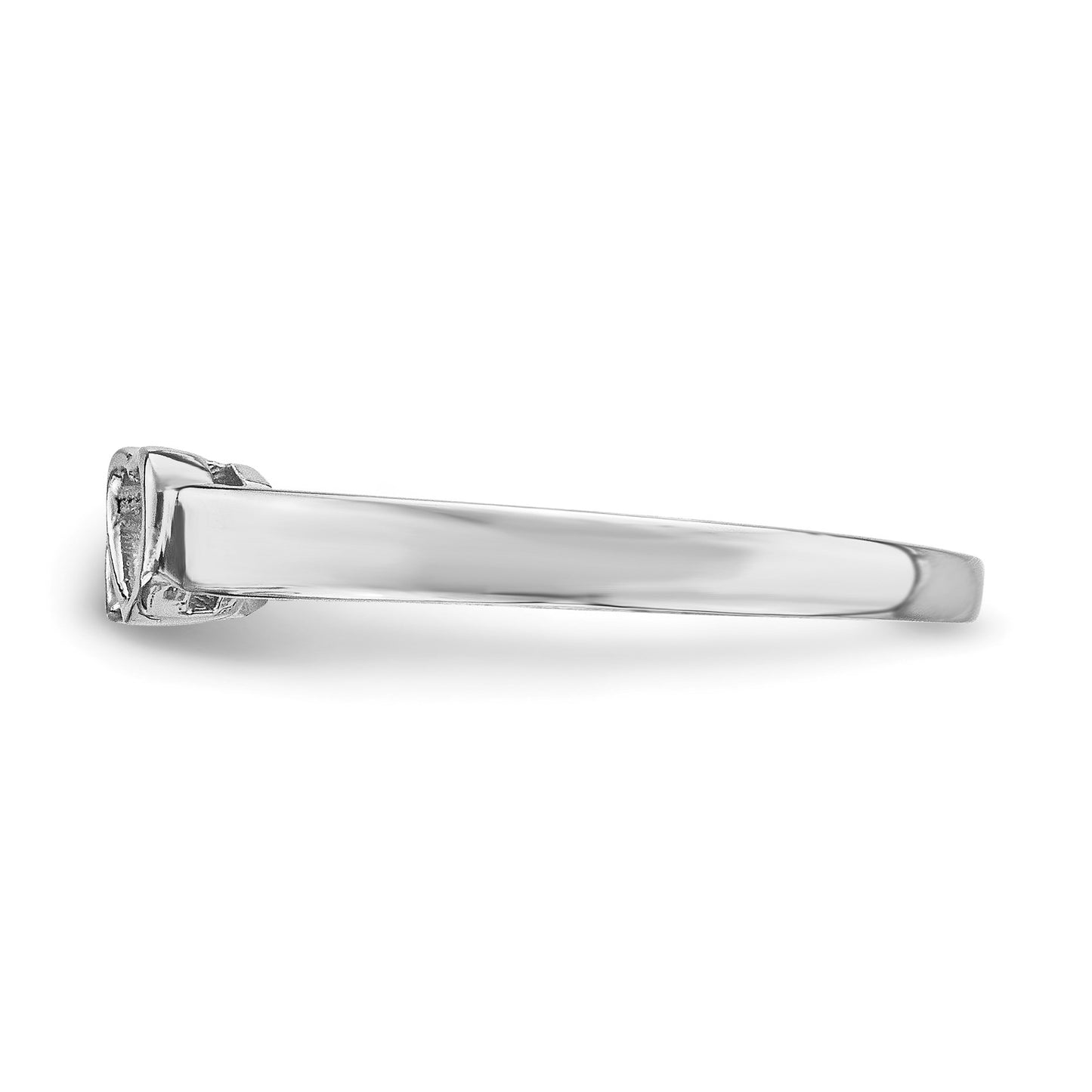 14k White Gold Family Jewelry Ring Mounting