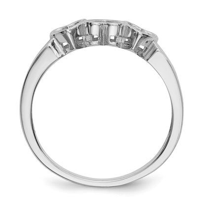 14k White Gold Family Jewelry Ring Mounting