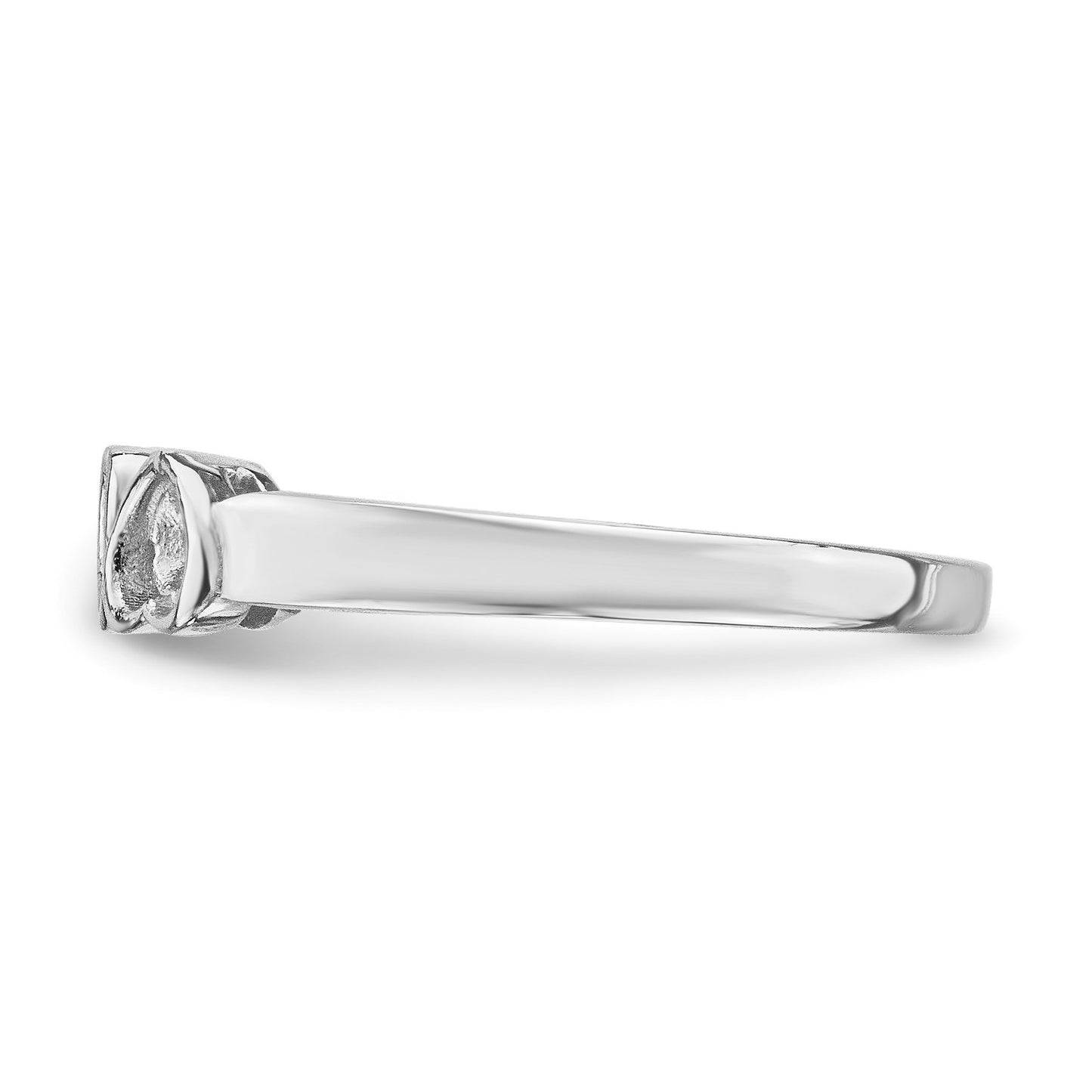 14k White Gold Family Jewelry Ring Mounting