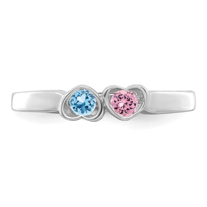 Sterling Silver Rhodium-plated Family Jewelry Mounting