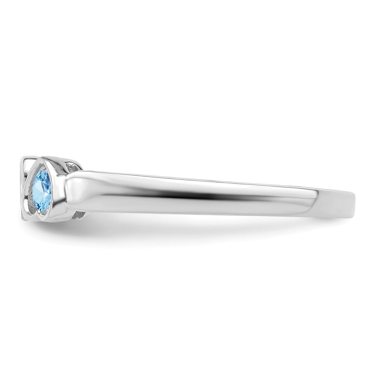 Sterling Silver Rhodium-plated Family Jewelry Mounting