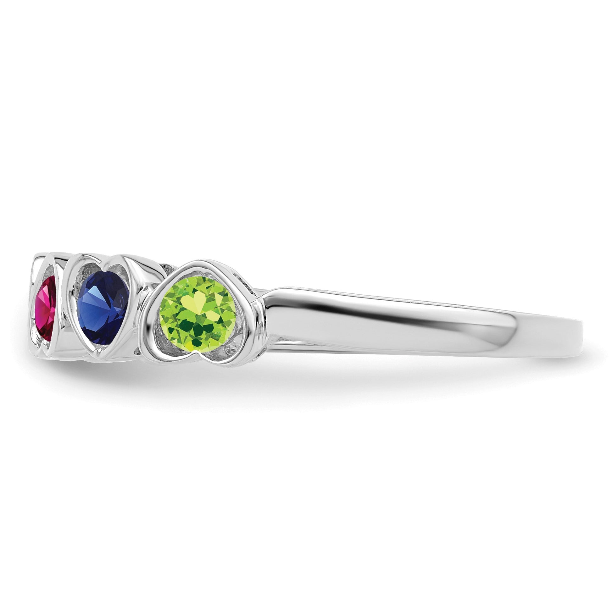 14k White Gold Family Jewelry Ring Mounting