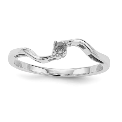 14k White Gold Family Jewelry Ring Mounting