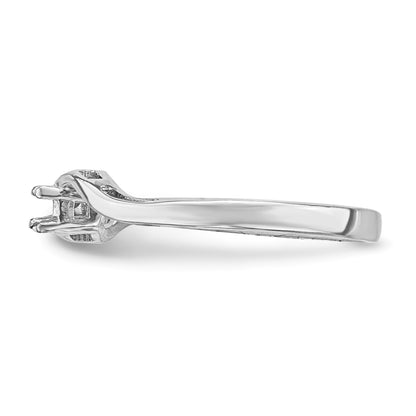 14k White Gold Family Jewelry Ring Mounting