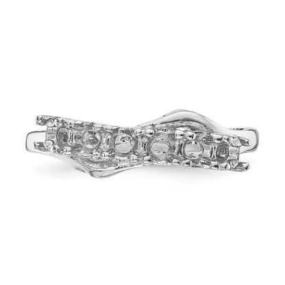14k White Gold Family Jewelry Ring Mounting