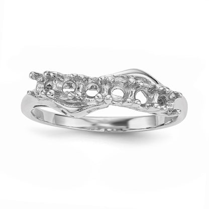 14k White Gold Family Jewelry Ring Mounting