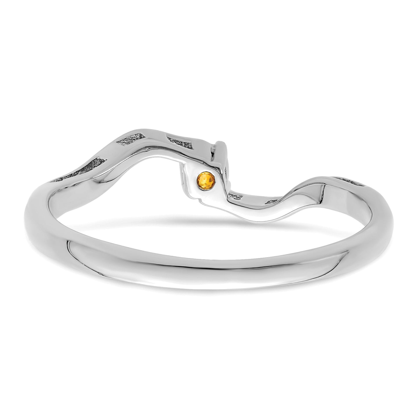 Sterling Silver Rhodium-plated Family Jewelry Mounting