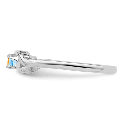 Sterling Silver Rhodium-plated Family Jewelry Mounting