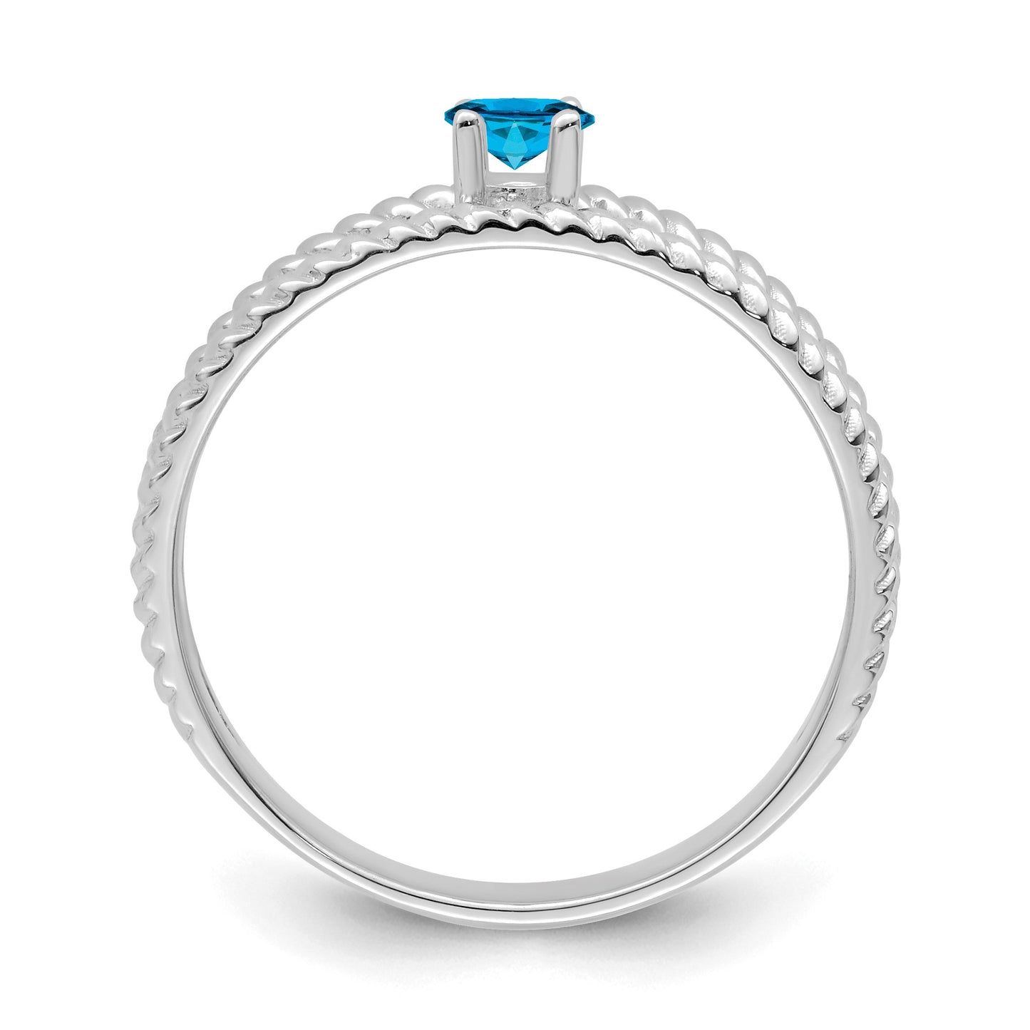 Sterling Silver Rhodium-plated Family Jewelry Mounting