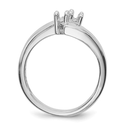14k White Gold Family Jewelry Ring Mounting
