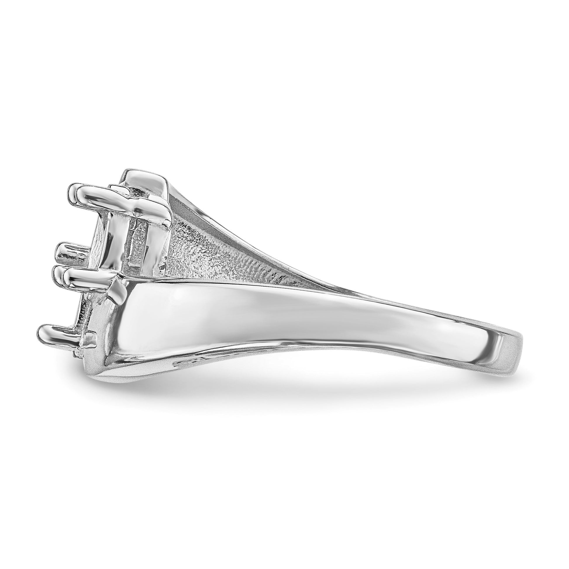 14k White Gold Family Jewelry Ring Mounting