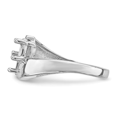 14k White Gold Family Jewelry Ring Mounting