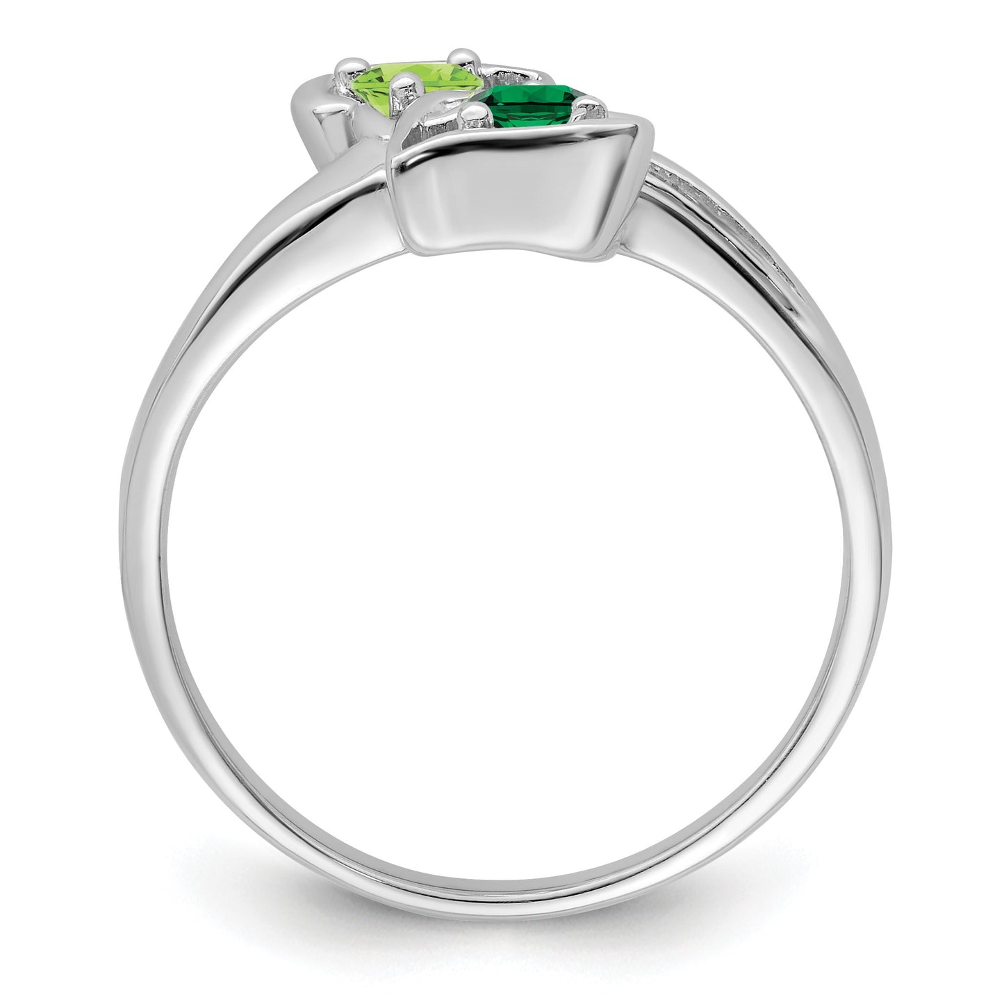 Sterling Silver Rhodium-plated Family Jewelry Mounting
