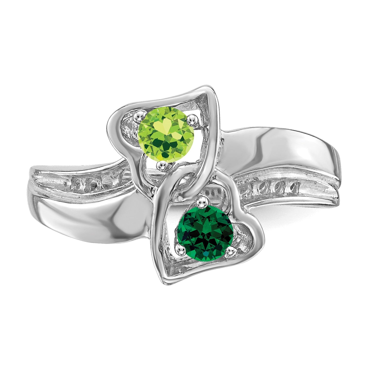 Sterling Silver Rhodium-plated Family Jewelry Mounting