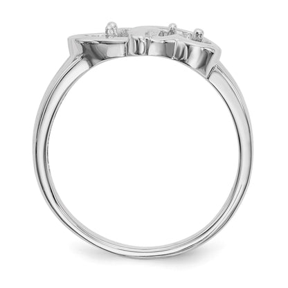14k White Gold Family Jewelry Ring Mounting