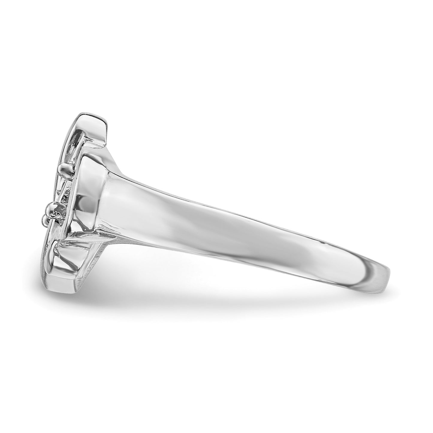 14k White Gold Family Jewelry Ring Mounting