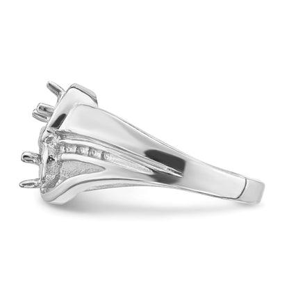 14k White Gold Family Jewelry Ring Mounting