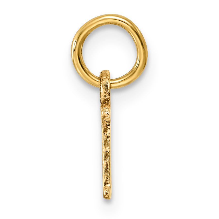 14k Rose Gold Cutout Letter R Initial Pendant