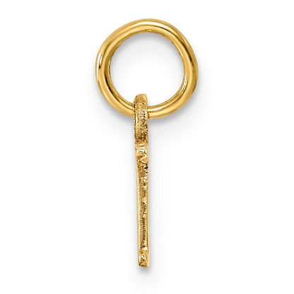 14k Rose Gold Cutout Letter R Initial Pendant