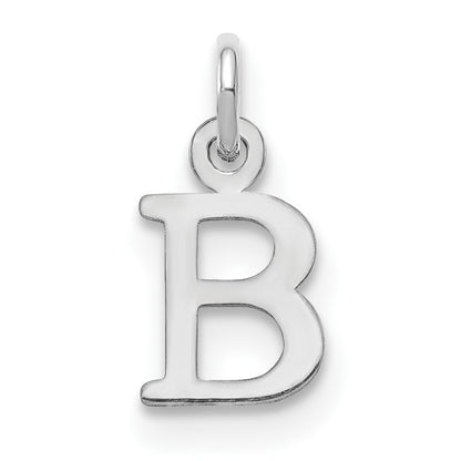 14kw Cutout Letter B Initial Pendant