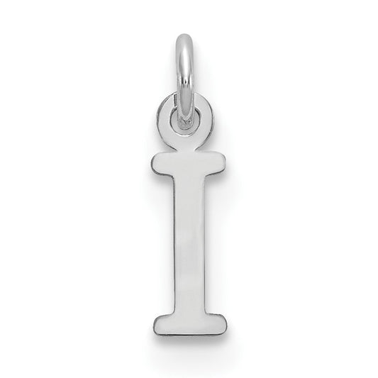 14kw Cutout Letter I Initial Pendant