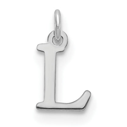14kw Cutout Letter L Initial Pendant