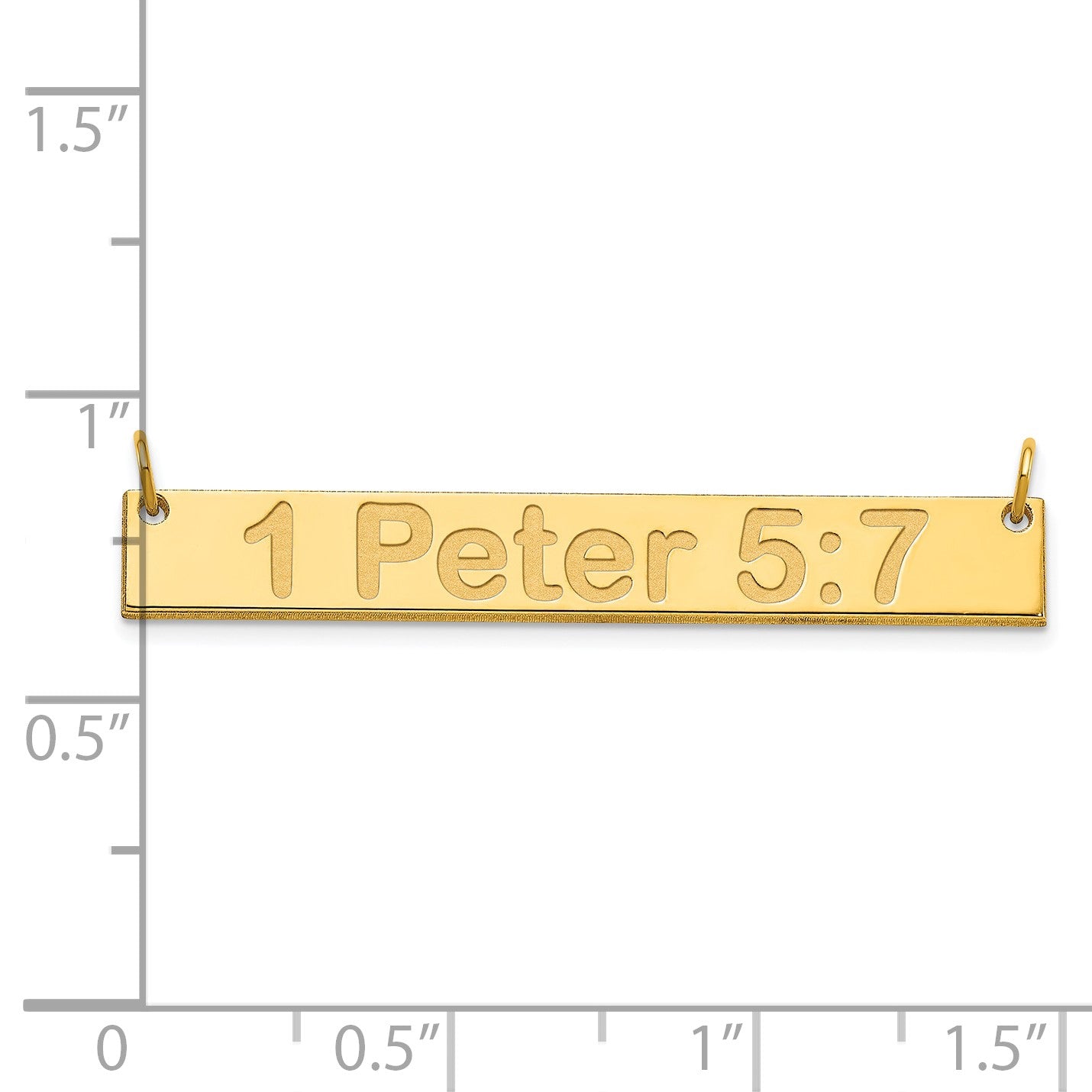 Sterling Silver/Gold-plated Medium ARIAL ROUNDED Bar Necklace