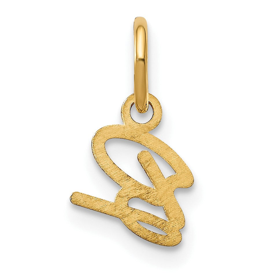 14KY Upper case Letter B Initial Charm