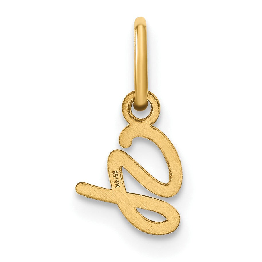 14KY Upper case Letter G Initial Charm