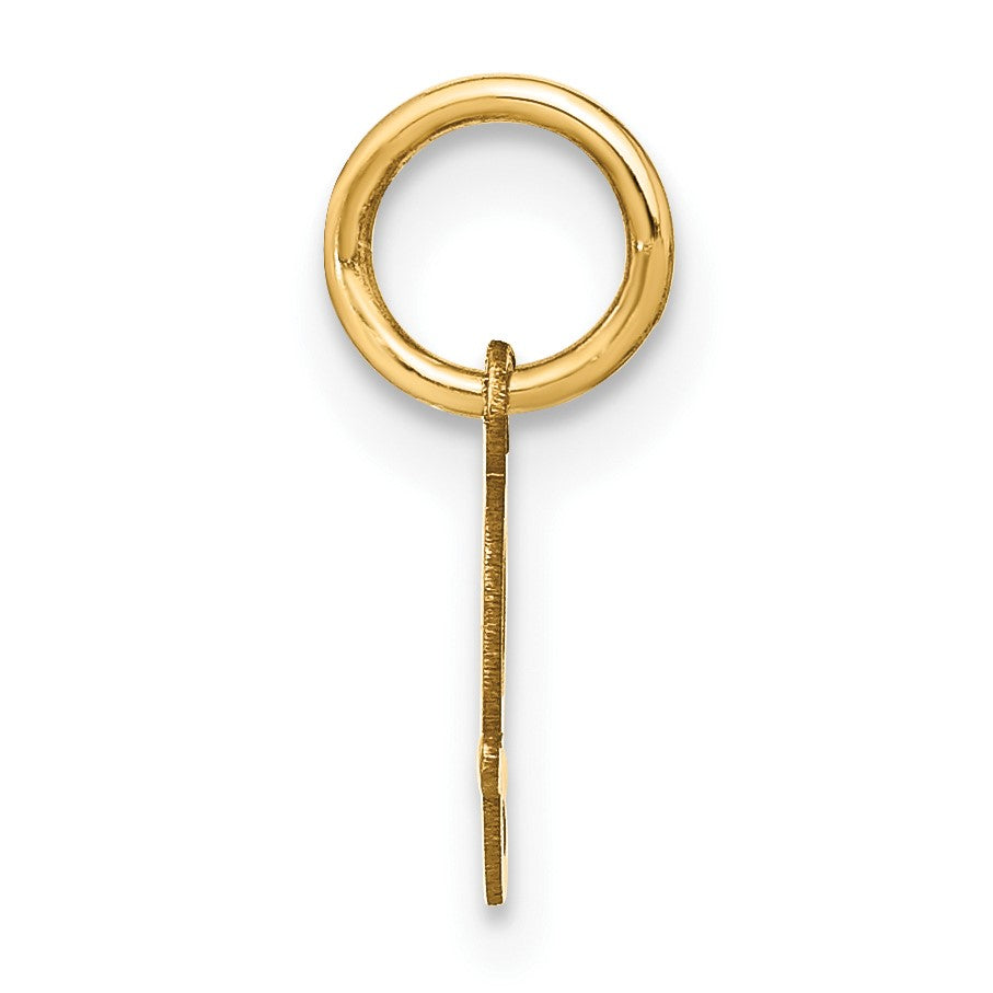 14KY Upper case Letter J Initial Charm