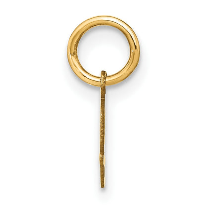 14KY Upper case Letter J Initial Charm