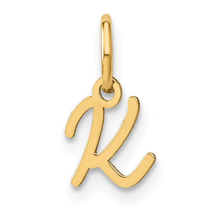 14KY Upper case Letter K Initial Charm