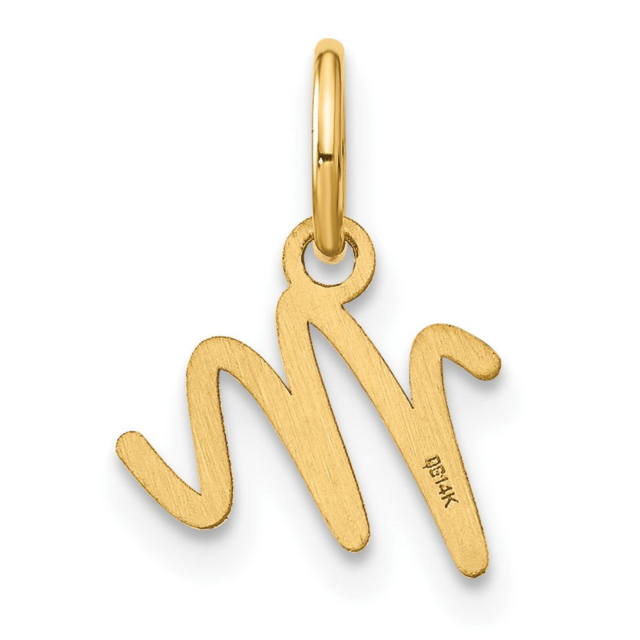 14KY Upper case Letter M Initial Charm