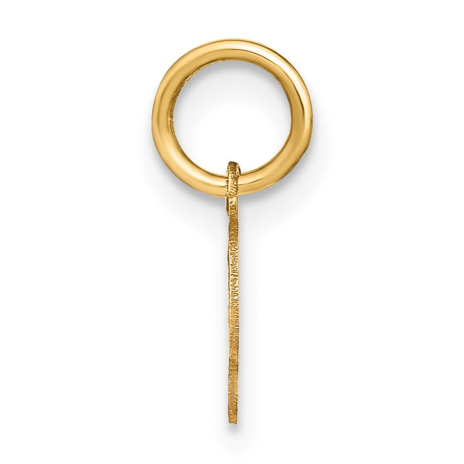 14KY Upper case Letter S Initial Charm
