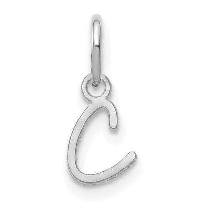 14KW Upper case Letter C Initial Charm