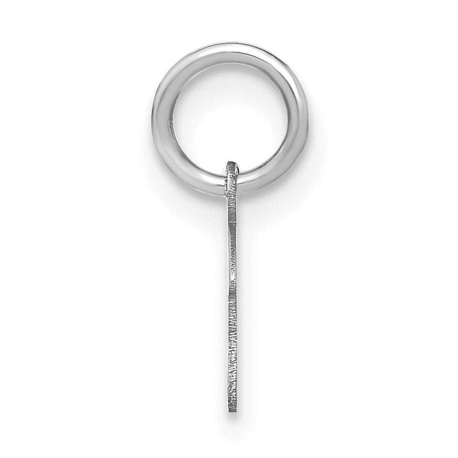 14KW Upper case Letter F Initial Charm