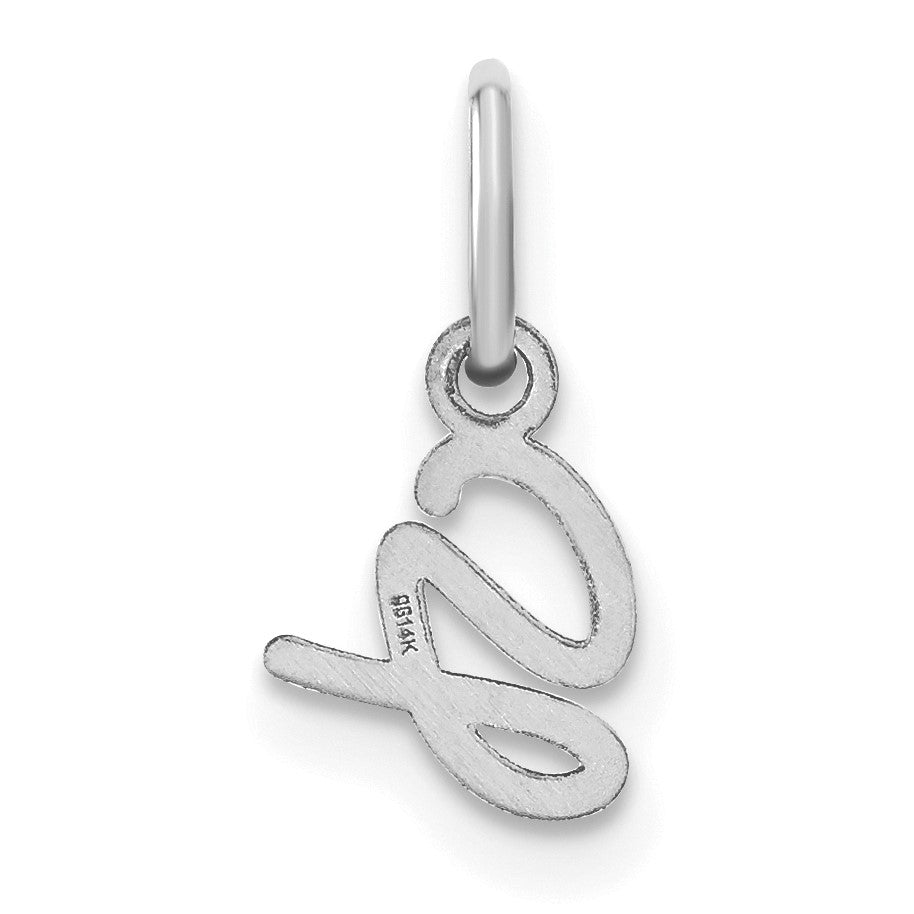 14KW Upper case Letter G Initial Charm
